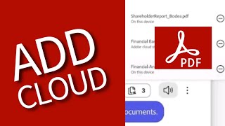 How to Add Cloud in Adobe Acrobat 2025?