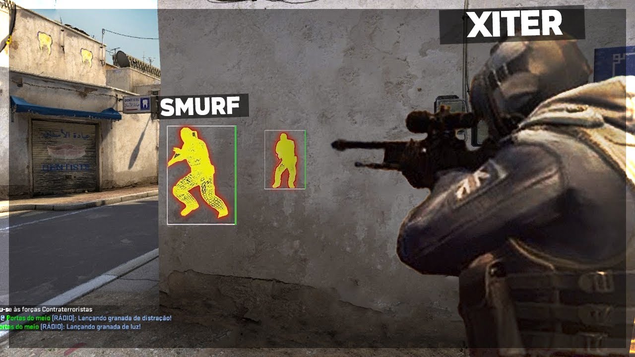 XITER na SMURF (Tive que spancar ele)
