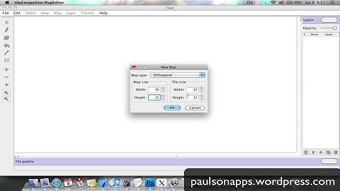Using Tiled Editor for TMXTileMap and Cocos2d - Iphone Games - Part 1 video 1