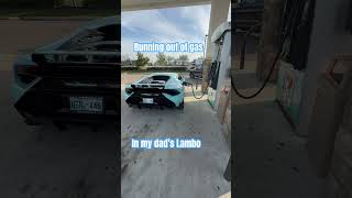 Lambo runs out of gas #lambros