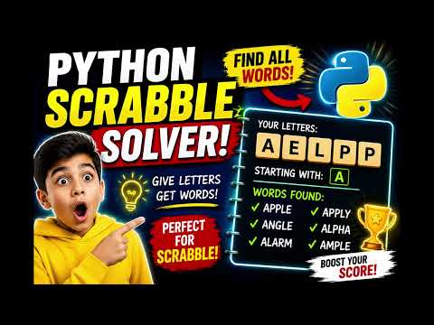 Python Scrabble solver