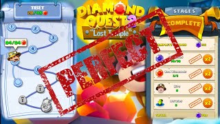 Diamond Quest 2 Lost Temple TIBET Stage 5 (Perfect Play)