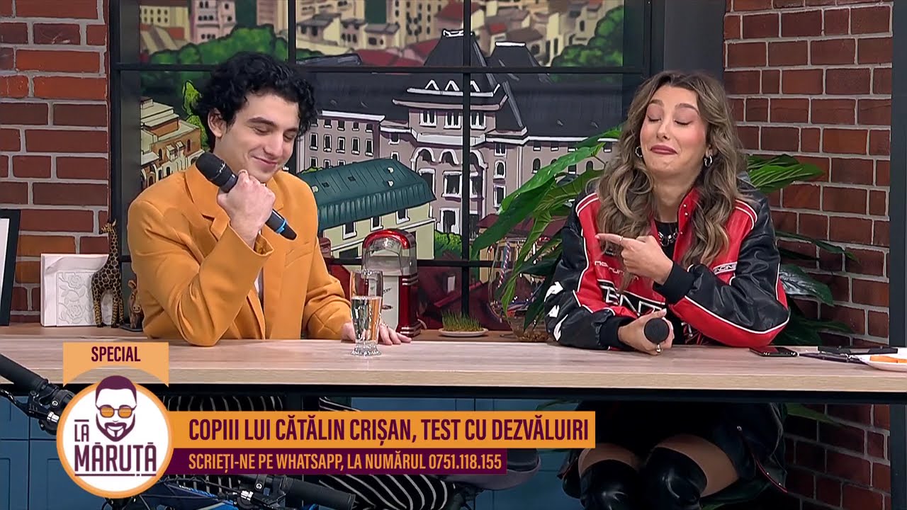 Copiii lui Cătălin Crișan, test cu dezvăluiri