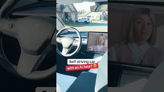 Now this self-driving car has a face?! DW... it’s just a mockup/idea. 😅