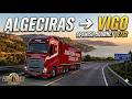 ETS2 | Algeciras to Vigo | Realistic Truck Driving | ASMR