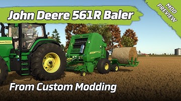 The John Deere 561R Baler from Custom Modding is Fantastic!