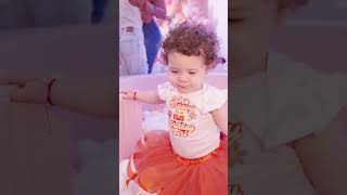 Mom and dad surprise daughter with epic 1st birthday party #shorts