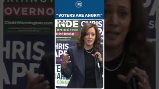 “Depressed and Angry!” Kamala Harris Delivers Message to Voters | #shorts #viralshorts