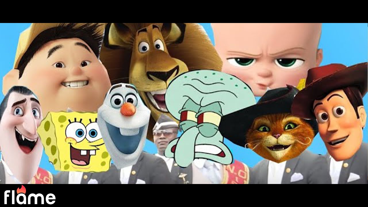 Sponge Bob & Frozen & Boss Baby & Toy Story & Up & Hotel Transylvania