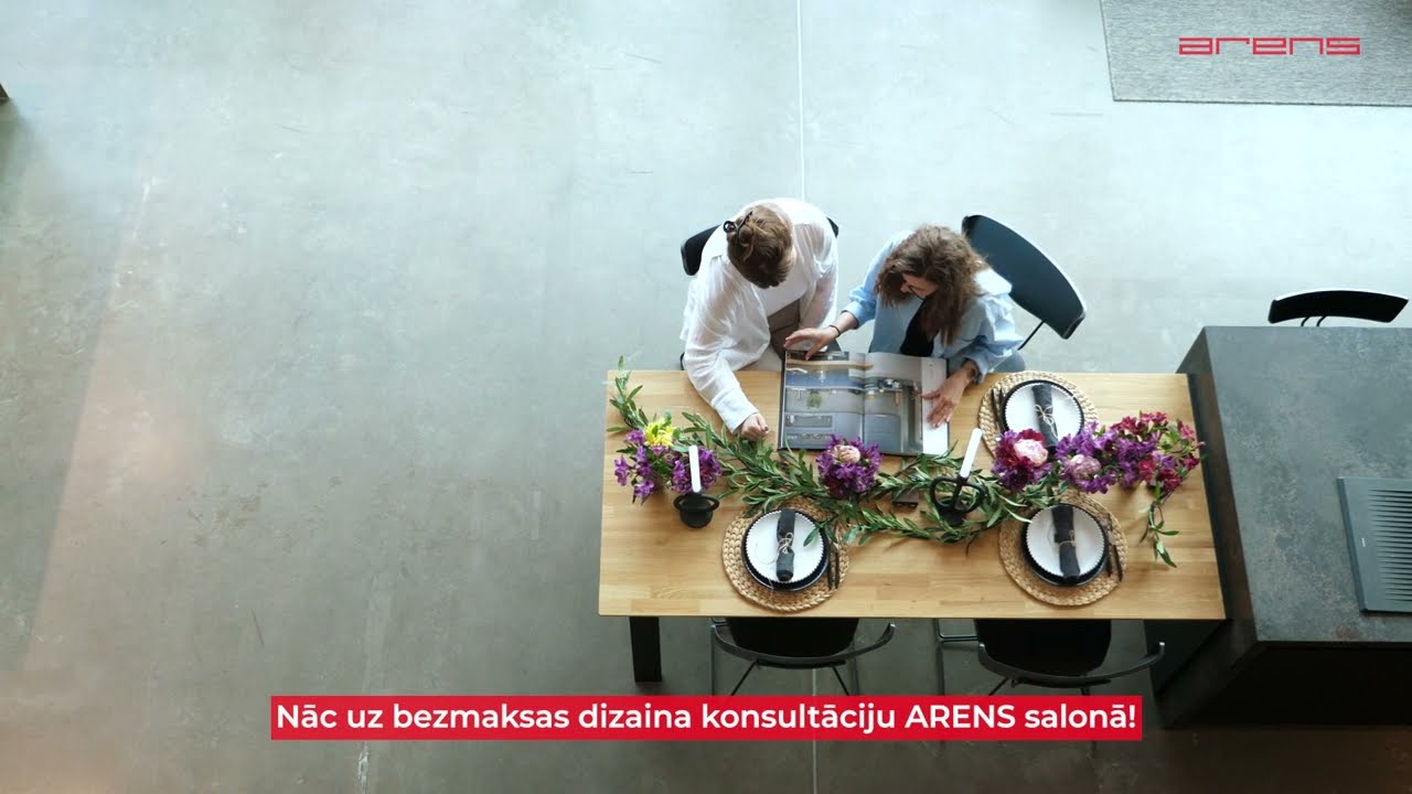 Arens Latvia salons Rīgā - virtuves iekārtas, garderobes, skapji