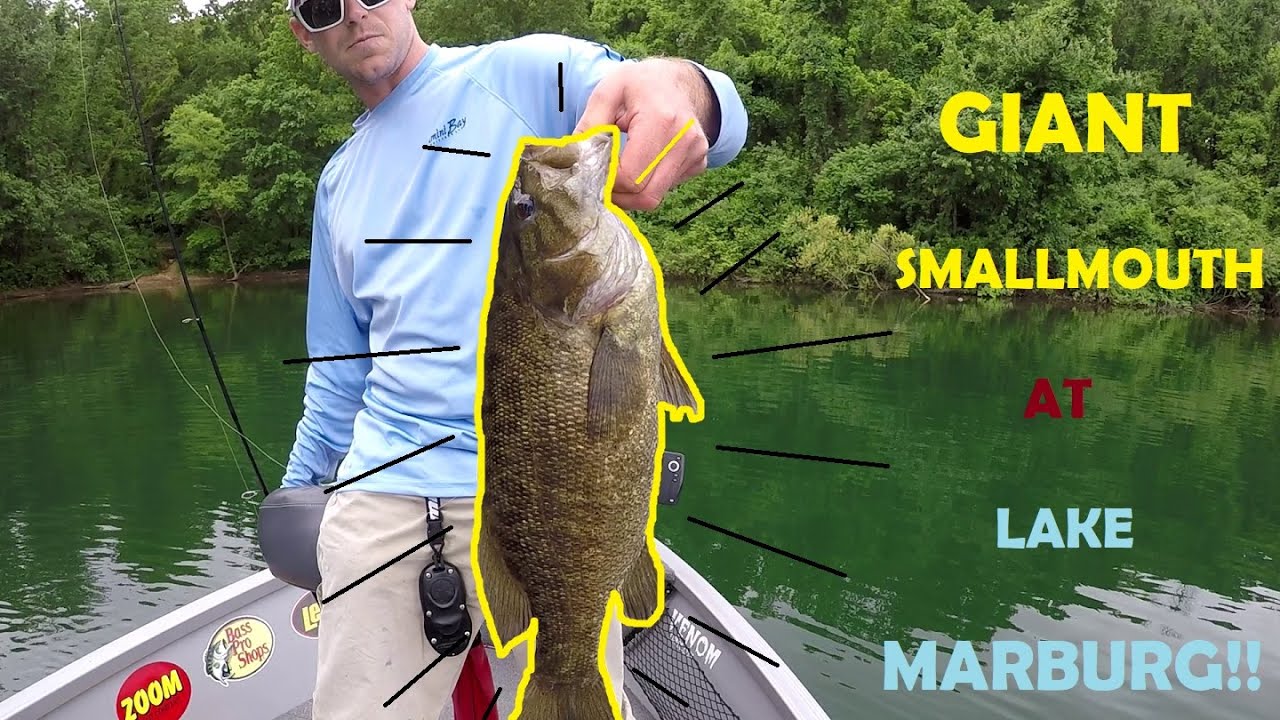 Catching GIANT SMALLMOUTH Bass at LAKE MARBURG Codorus State Park