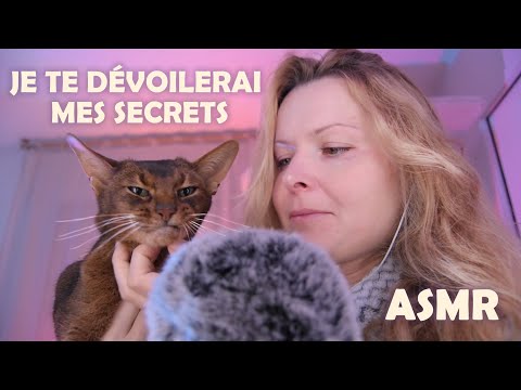 JE TE DEVOILERAI MES SECRETS 🤫😲🤯 ASMR français MASSAGE chuchotements RONRONS pour dormir 4K