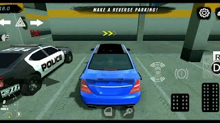 Car driving school simulator , blue car city driving in Egypt screenshot 2
