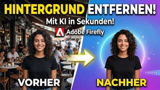 Hintergrund eines Bildes entfernen mit Adobe Firefly