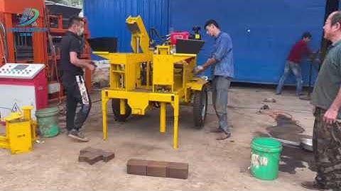 Yellow hydraform brick making machine M7M2