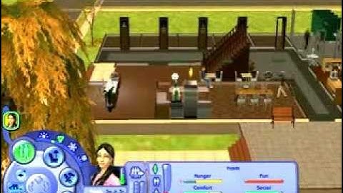 Sims 2 University Lets Play Part 3- My New Pajamas!!