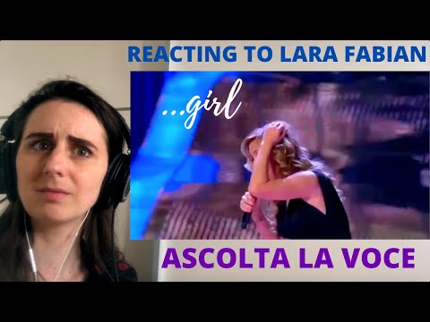 REACTION To LARA FABIAN Vocalise Ascolta La Voce