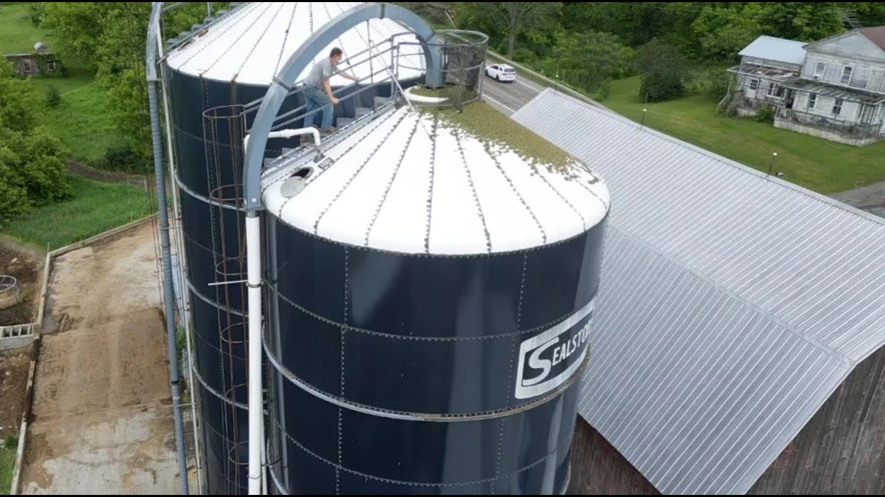 Setting Up To Chop Haylage YouTube