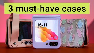 3 Samsung Galaxy Z Flip 5 CASES you NEED!⚡️