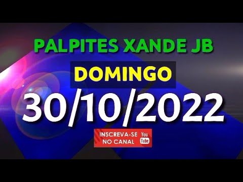 Palpite dia 30/10/2022 – JOGO DO BICHO TODAS AS LOTERIAS