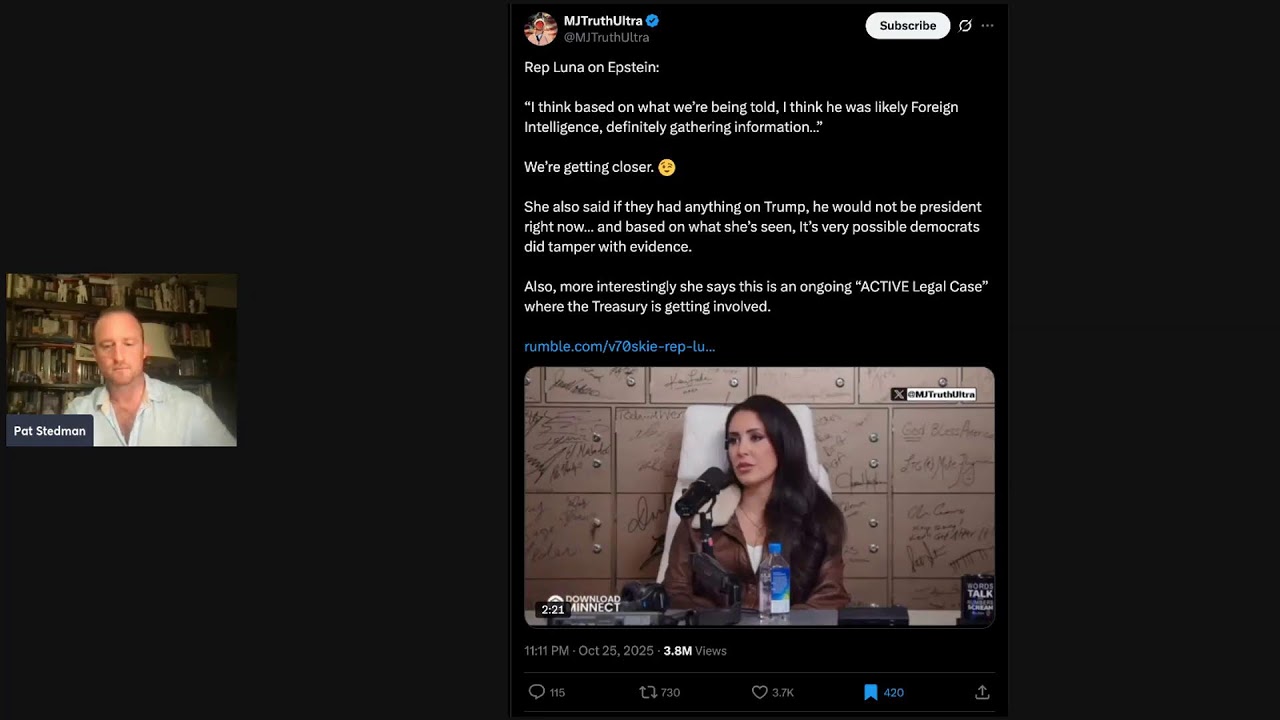 COVID / CABAL - 10/27/25 - Prison Release Anniversary & The London Connection