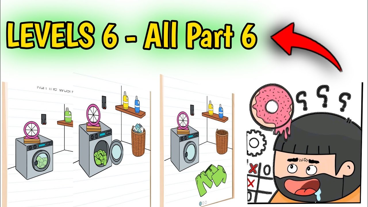 Brain Test 5 Level 6 All Part || brain test 5 all levels 6 Gameplay || brain test 5 Part 6 all level