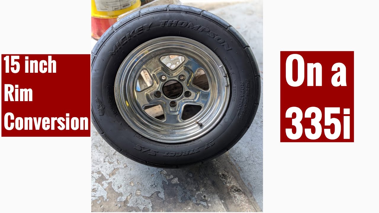 335i 15INCH REAR WHEELS CONVERSION