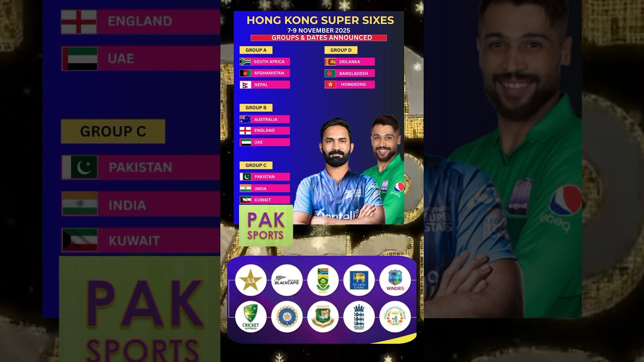 Hong Kong Super Sixes 2025 Groups & Dates Announced!!🏆