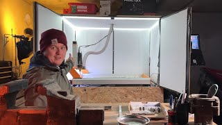STEPCRAFT M1000 CNC Build #3 – Enclosure Build (Dust + Noise Control + Temperature )