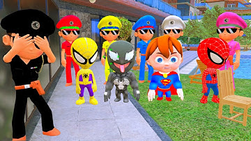 Little Singham Shinchan speelt verstoppertje met de kleurrijke Little Singham Hide Seek in de GTA...