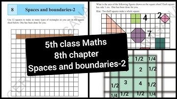 5th class Maths 8th Chapter "Spaces and boundaries-2" part-1| TS board Maths Online classes