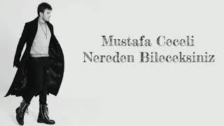 Mustafa Ceceli Nereden Bileceksiniz Lyrics Resimi
