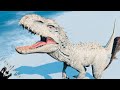 Dinossauro  indominus rex albino o caador das neves com o inverno vem o perigo  the isle