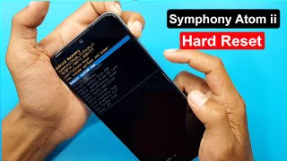 Symphony Atom ii Hard Reset | Symphony Atom ii Screen Lock Remove | Symphony Atom 2 Password Reset| screenshot 5