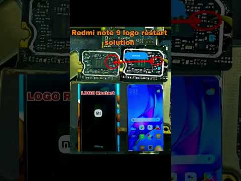 Redmi note 9 automatic logo restart problem 😵💫 solved #mobilerepair#pcb#repairing#electronic