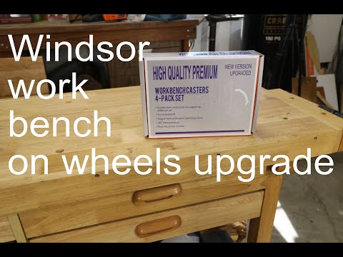 windsor workbench from harbor freight upgrade wheel kit episode 208 coffee and tools