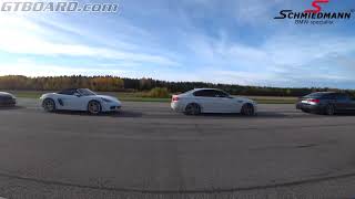 [4k] 571 HP Mercedes G63 AMG V8 BiTurbo vs 600+ HP tuned BMW M5 F10
