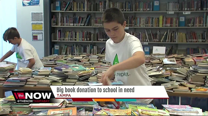Kids helping kids with big book donation - DayDayNews
