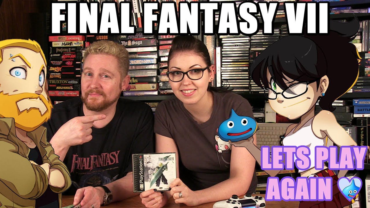 Thumbnail for KIM PLAYS Final Fantasy VII (First time) - Happy Console Gamer