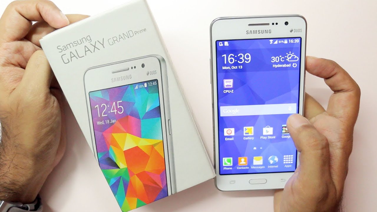 Las bacterias Camarada Evaluable Samsung Galaxy Grand Prime Unboxing & Hands On Overview - YouTube