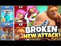 This is INSANITY! NEW Super Giant/Archer CLONE attack! Clash of Clans