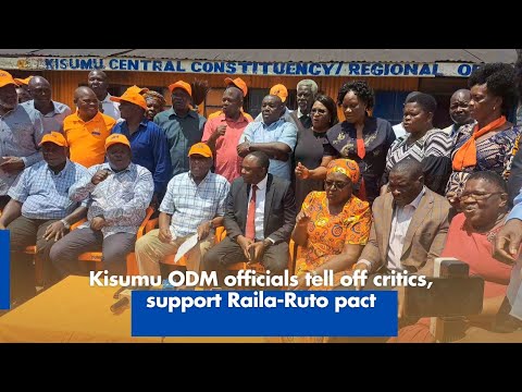 Kisumu ODM officials