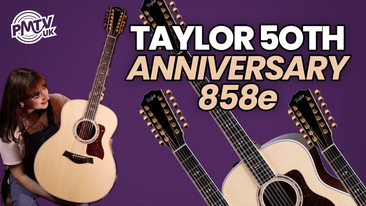 Unveiling The Impressive Taylor 50th Anniversary 858e 12-string Guitar!