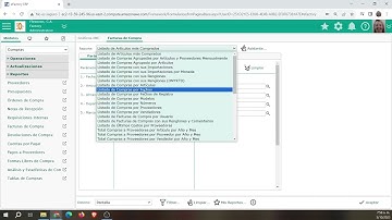 ERP en Nube:  Como emitir un Listado de Compras por Fechas en eFactory Software ERP