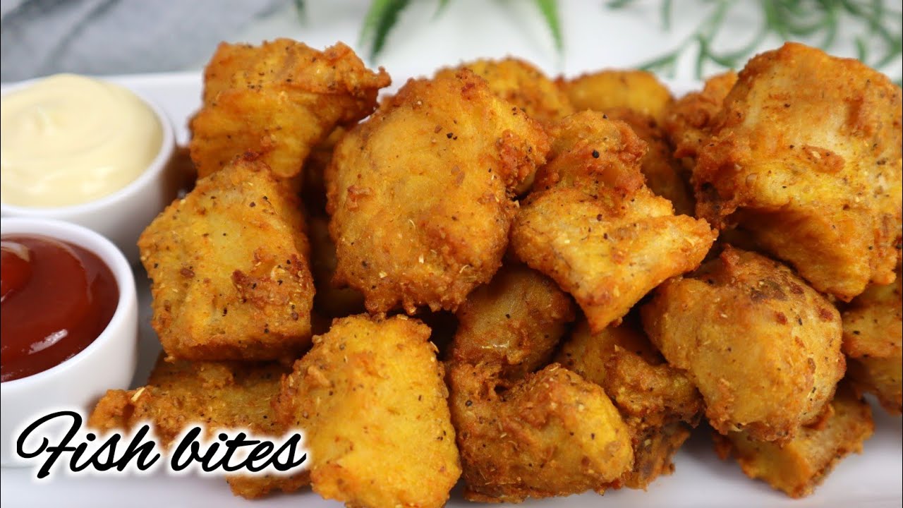 FISH BITES RECIPE 🤤 Delicious crispy fry fish bites by Aneela in