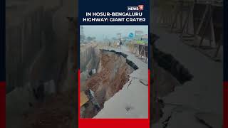 Bengaluru–Hosur Road Cave-In During Highway Work Triggers Massive Traffic Jam | Bengaluru News |N18S