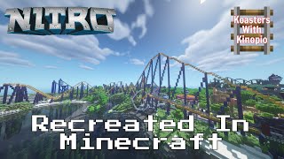 Nitro - Six Flags Great Adventure Minecraft Roller Coaster
