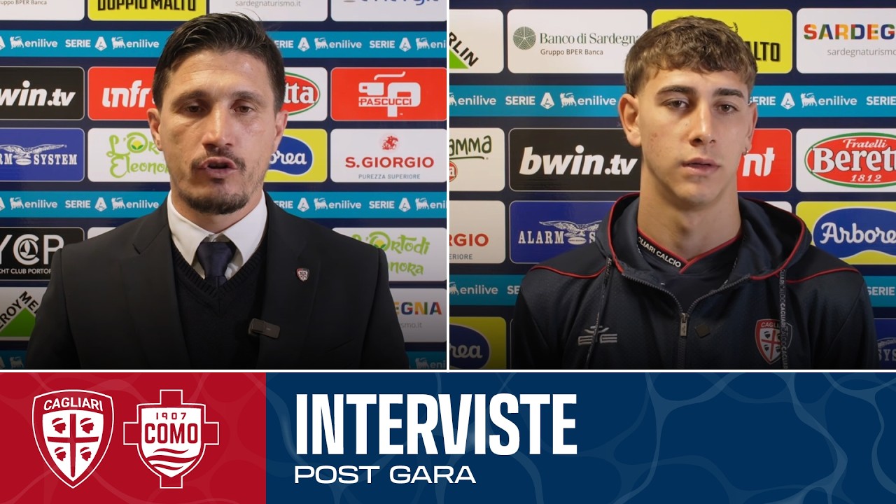 Post Gara | Pisacane e Rodríguez dopo Cagliari-Como | Serie A Enilive