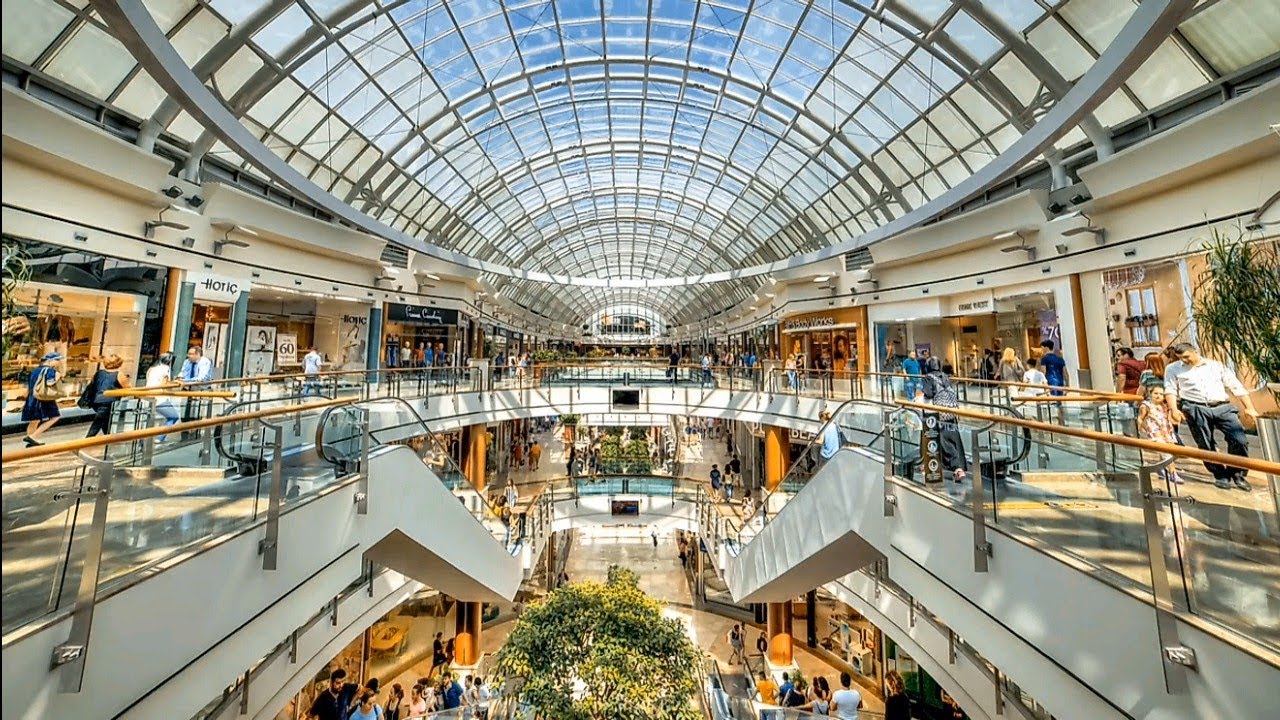 10 Hours of Shopping Mall Ambience Sounds | Food Court  | Background Crowd Sounds | White Noise