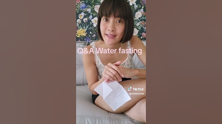 Q&A Water fasting จะตอบเรื่อยๆนะคะ #นุ่นสินิทธา #เปลี่ยนก่อนป่วย #health